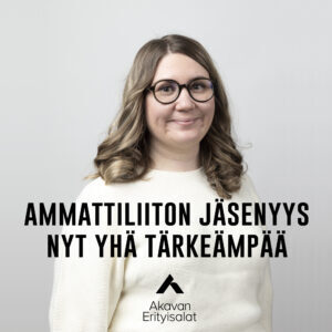Akavan Erityisalojen neuvottelupäällikkö Amalia Poutanen